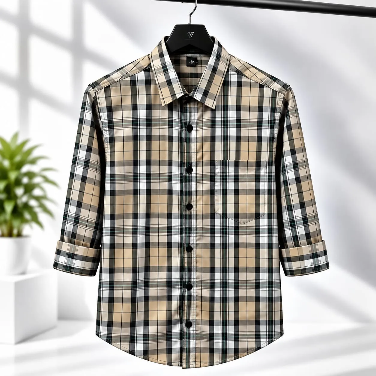Premium Shirt - Garments Check Fabric