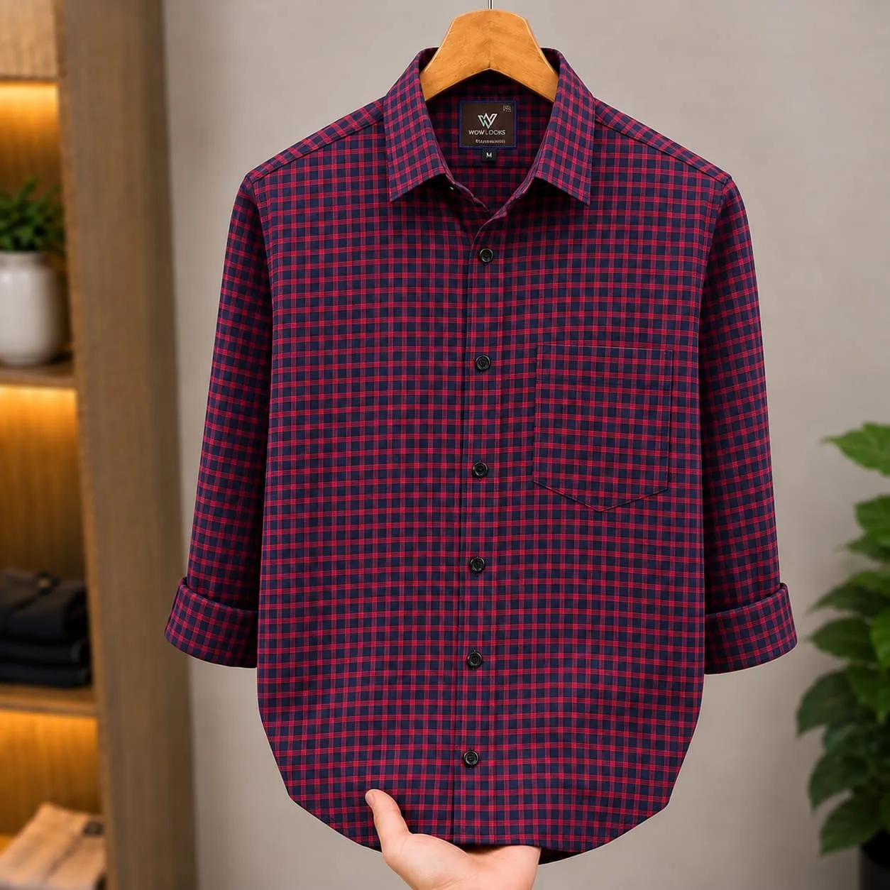 Premium Shirt - Garments Check Fabric