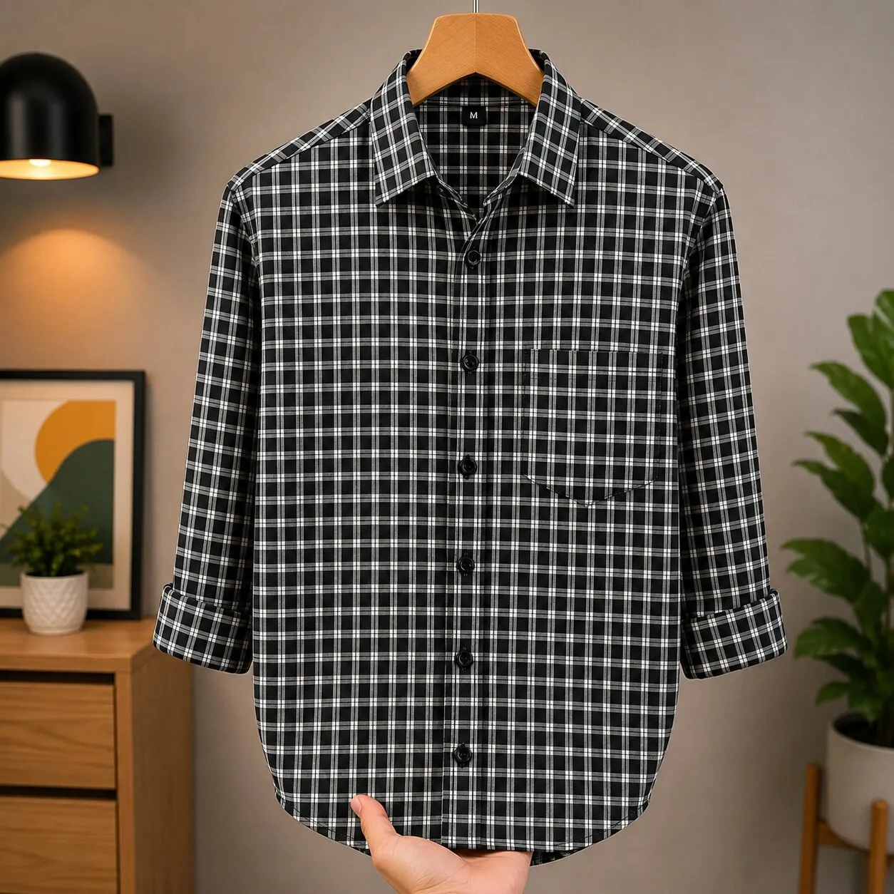 Premium Shirt - Garments Check Fabric