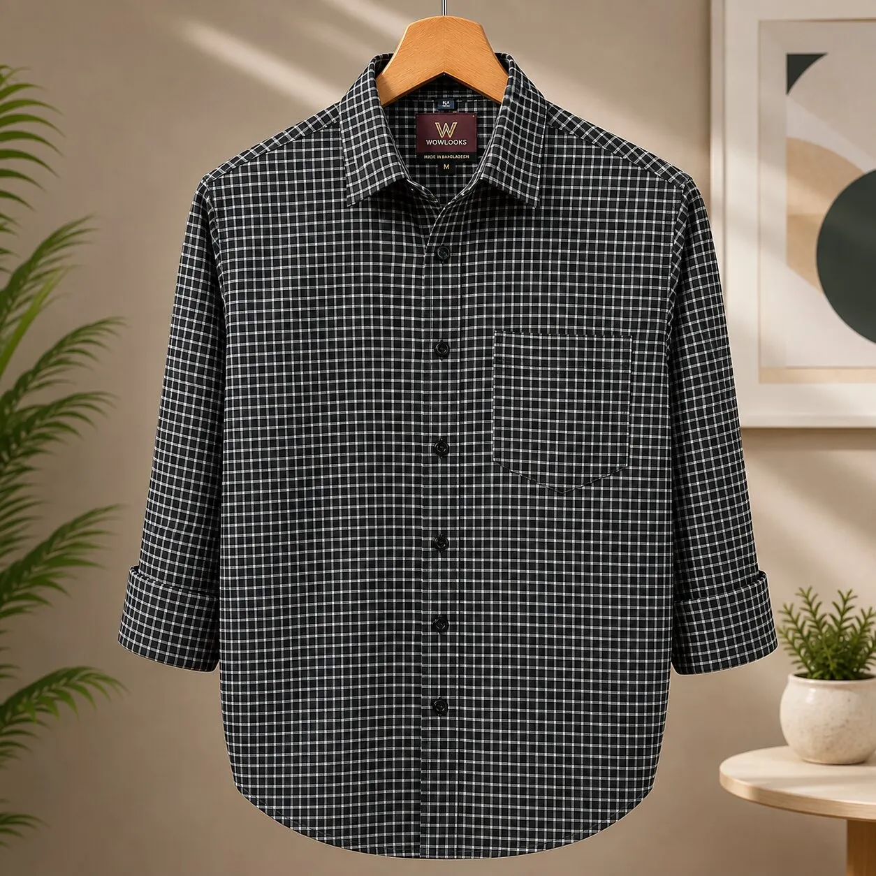 Premium Shirt-Garments Check Fabric