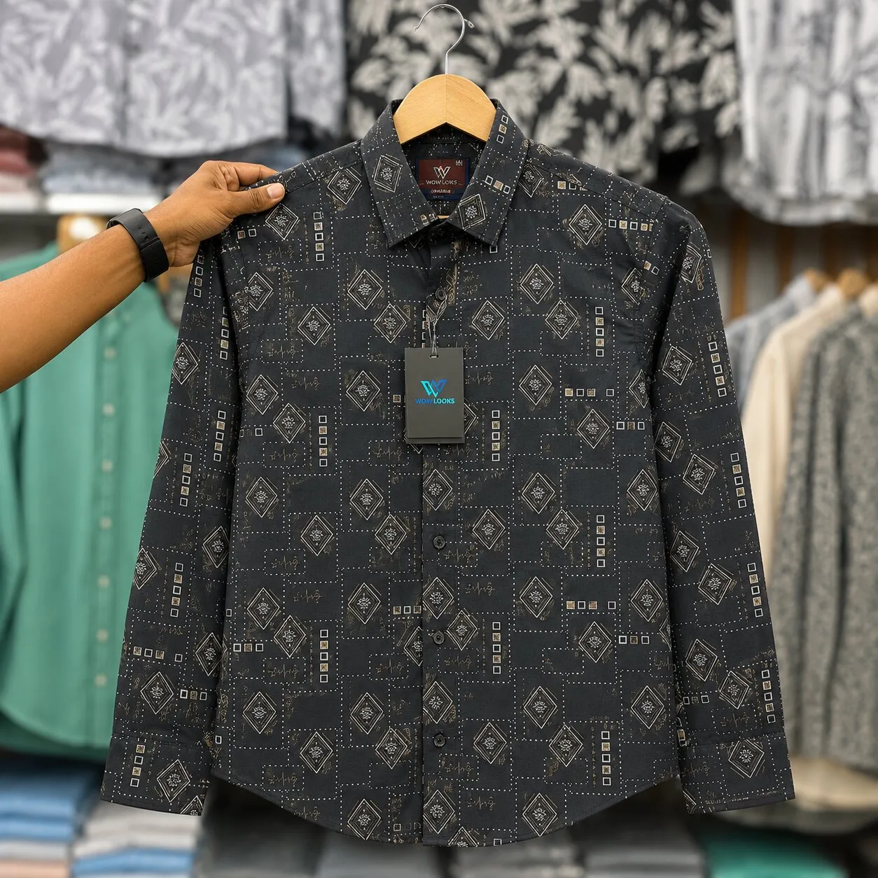 Premium Shirt-Cotton Print