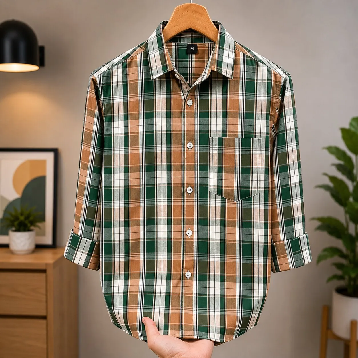 Premium Shirt - Garments Check Fabric