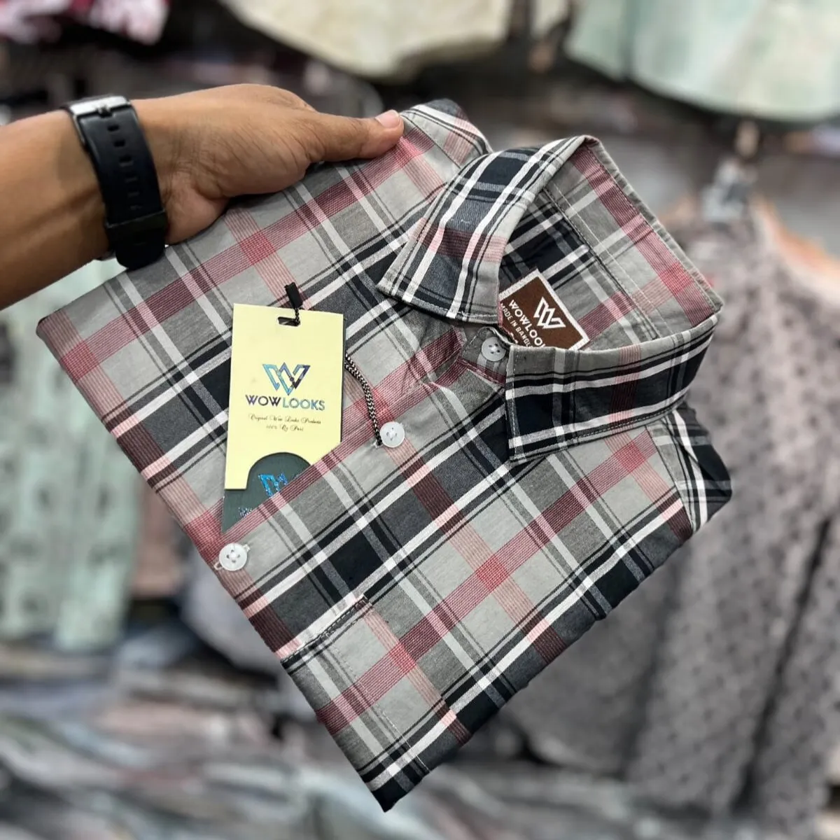 Premium Shirt - Garments Check Fabric